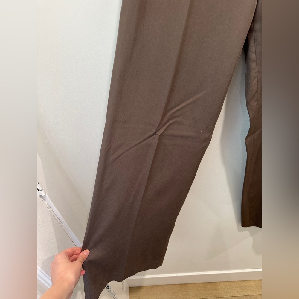 BCBGMaxAzria womans Chocolate soft wide leg pants trousers size 2 NWT - Picture 4 of 14